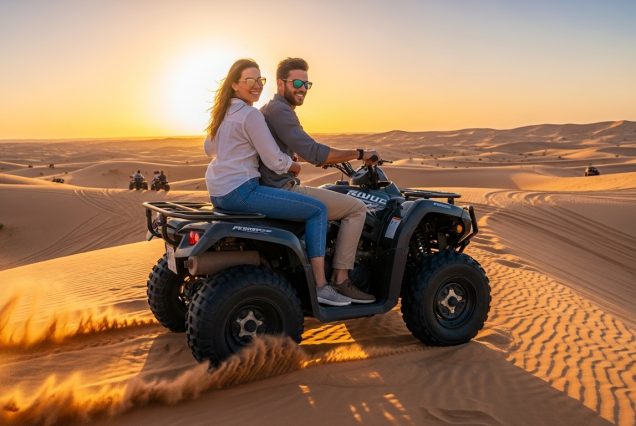 Desert Safari for Couples quad bike