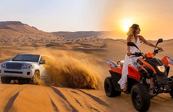 Evening Desert Safari with Quad Bike Combo