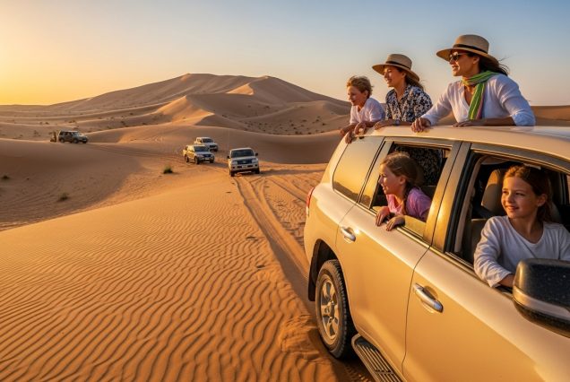 Family Desert Safari Dubai with kids