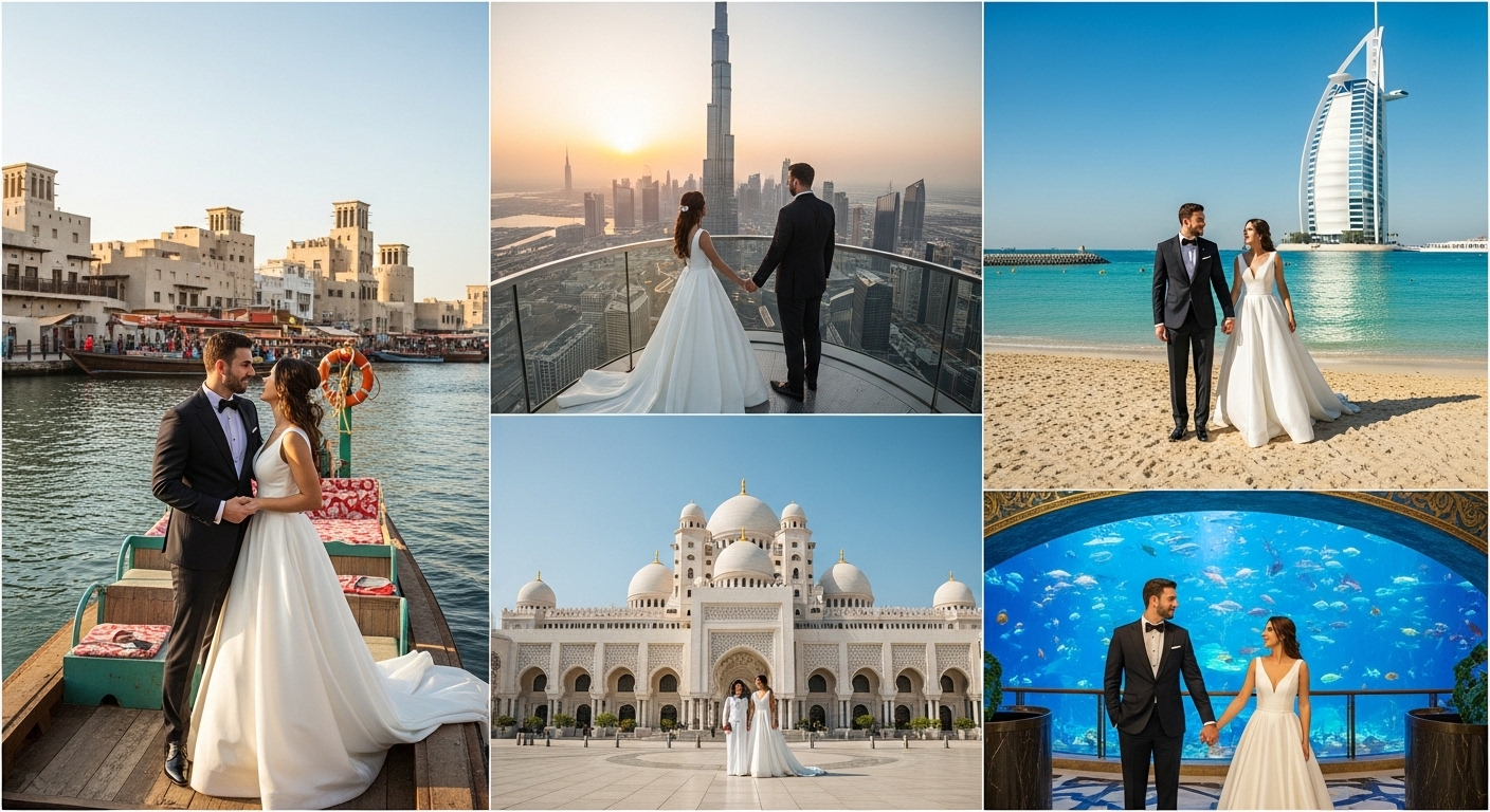 Wedding Picture Tour Dubai – Capture Your Love in the Most Famous Places