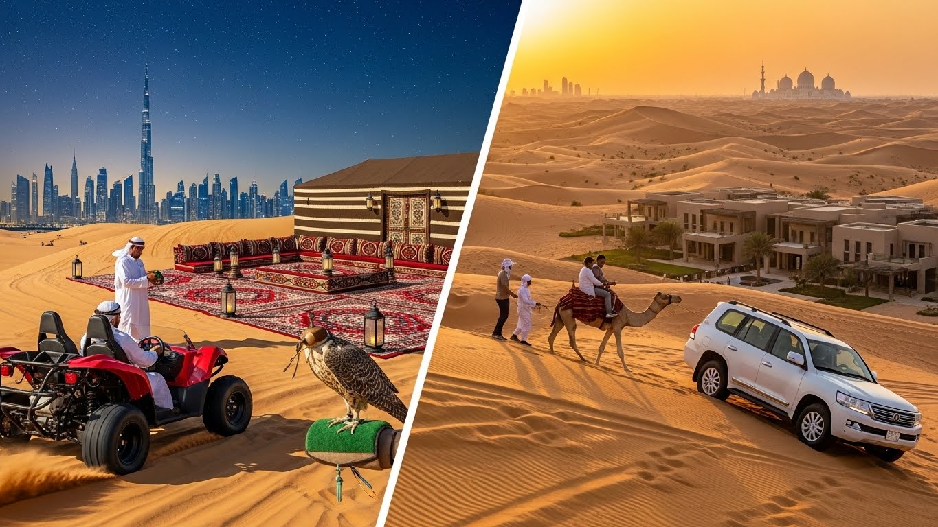 Dubai or Abu Dhabi Desert Safari