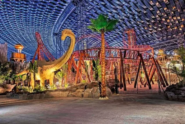 Marvel Zone rides at IMG Worlds of Adventure Dubai