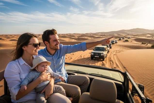 Family-friendly desert safari camp in Dubai for toddlers