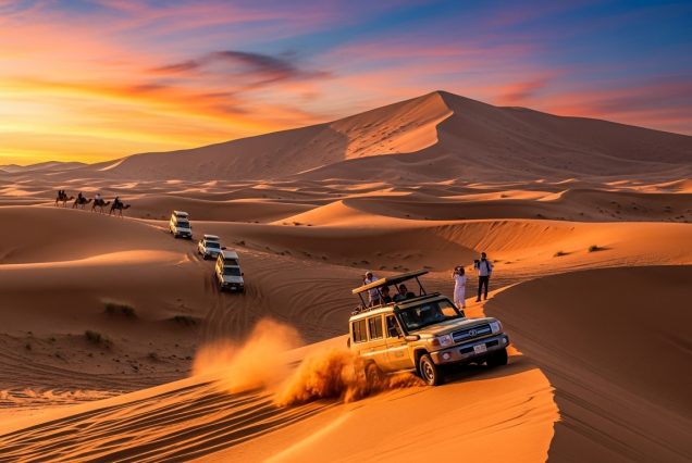 Liwa Desert Safari dune bashing in the Empty Quarter